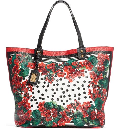 dolce gabbana beatrice geranium print leather tote|dolce gabbana eau de toilette.